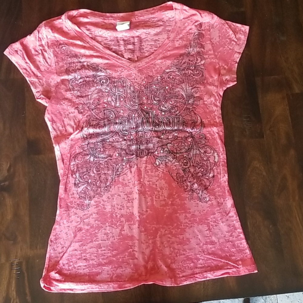 Harley Davidson vneck tee